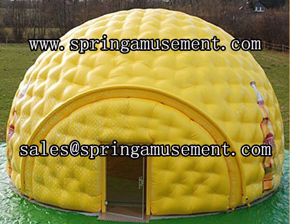 Inflatable Tents-Inflatable Double-Layer Dome Tent