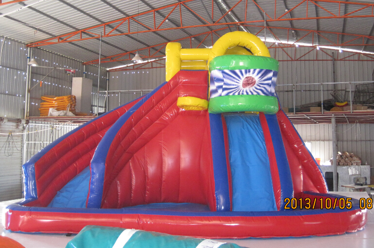 Inflatable Games-Inflatable Pool Slide