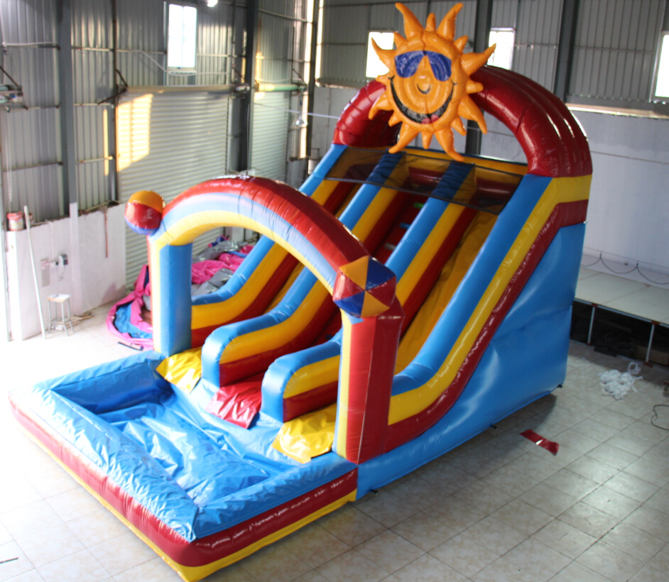 Inflatable Games-Inflatable Pool Slide