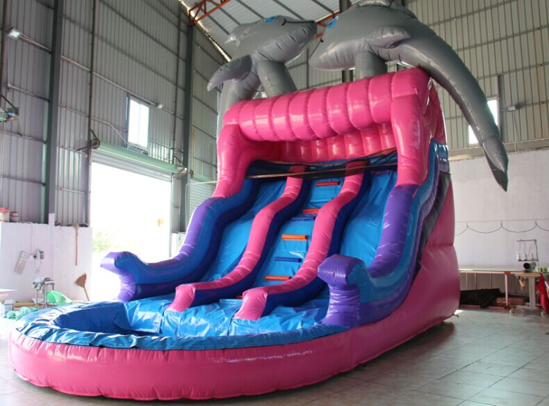 Inflatable Games-Inflatable Pool Slide